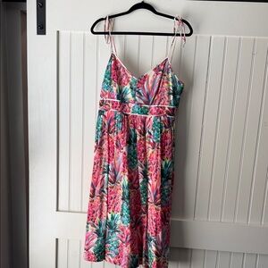 J Crew pineapple dress size 12